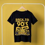 T-shirt Back to 90's Radione stereo