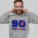 Felpa cappuccio 90th Vintage Logo
