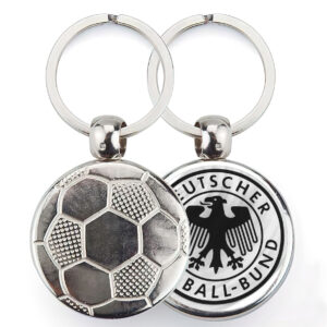 Portachiavi Germania - in metallo con pallone calcio
